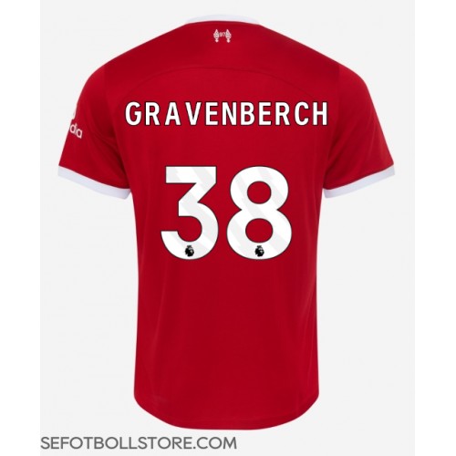 Liverpool Ryan Gravenberch #38 Replika Hemmatröja 2023-24 Kortärmad